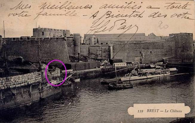 Le marégraphe de Brest au début du XXe siècle
