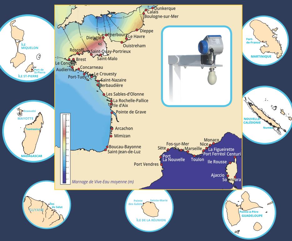 Le réseau marégraphique RONIM du Shom