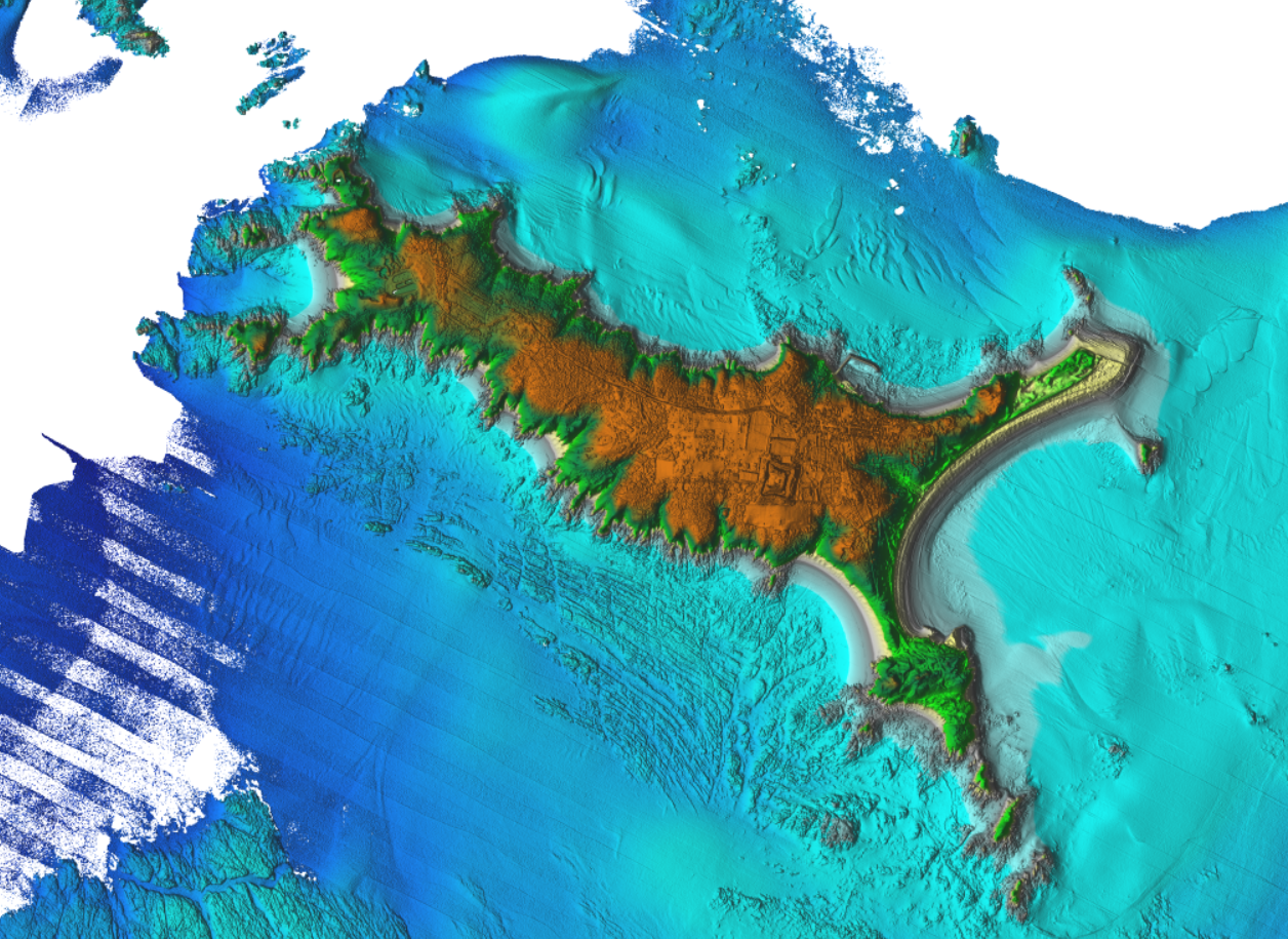 Produit Litto3D - Île-d'Houat