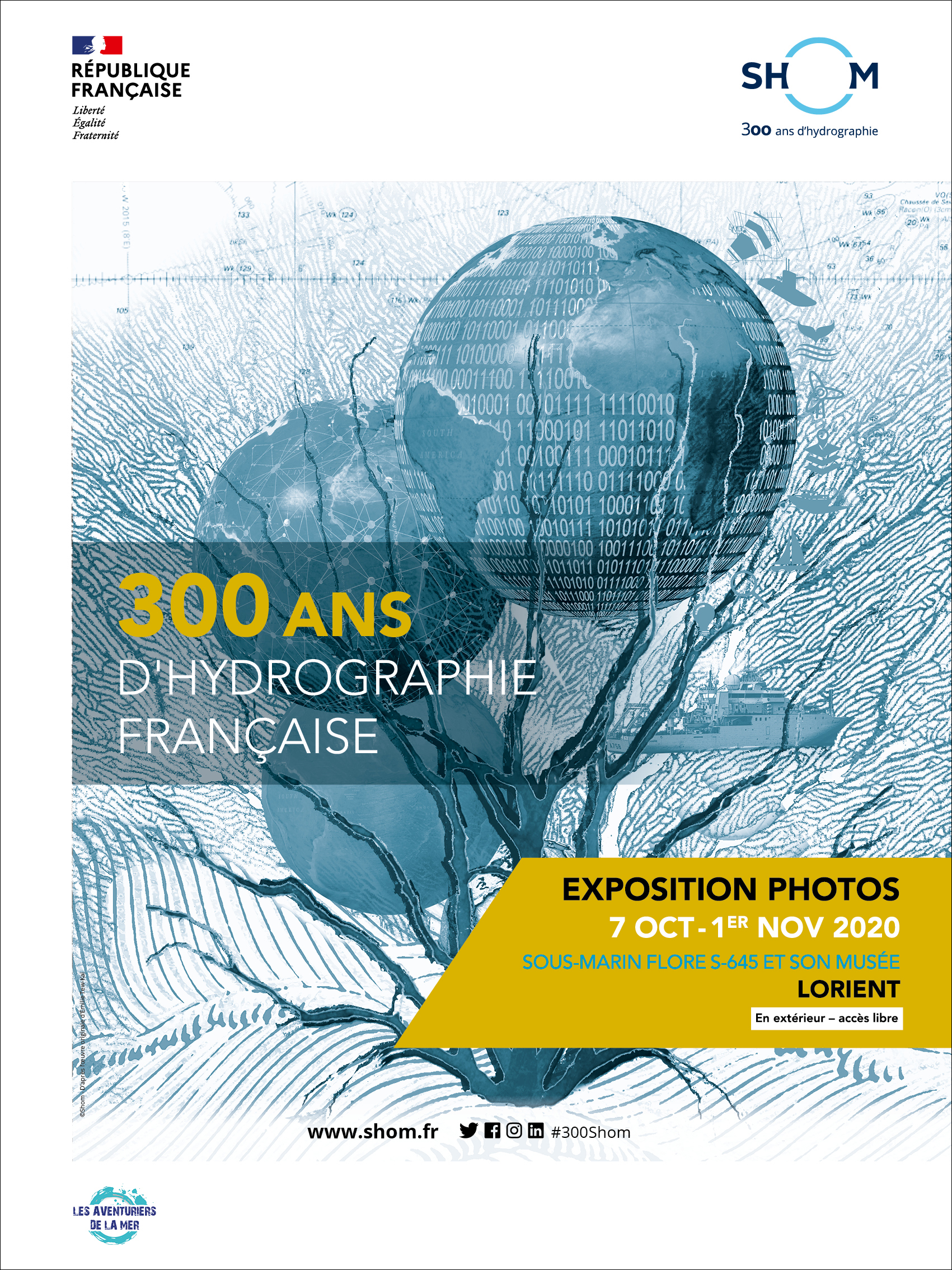 Affiche de l'exposition photos à Lorient