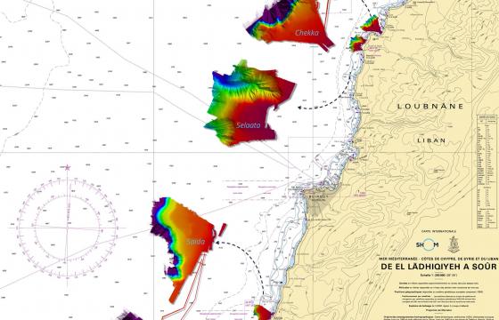 Modèles numériques de terrain des travaux réalisés au Liban