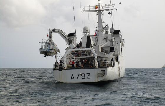 BH2 Laplace en campagne hydrographique au Bénin